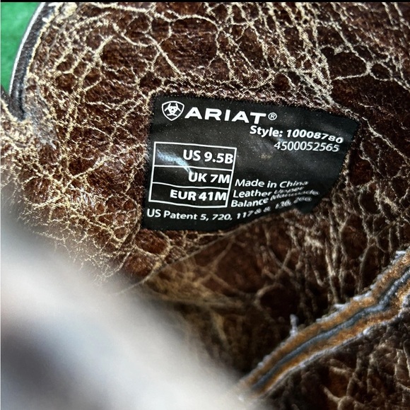 Ariat Brown Heeled Boots - Picture 9 of 10